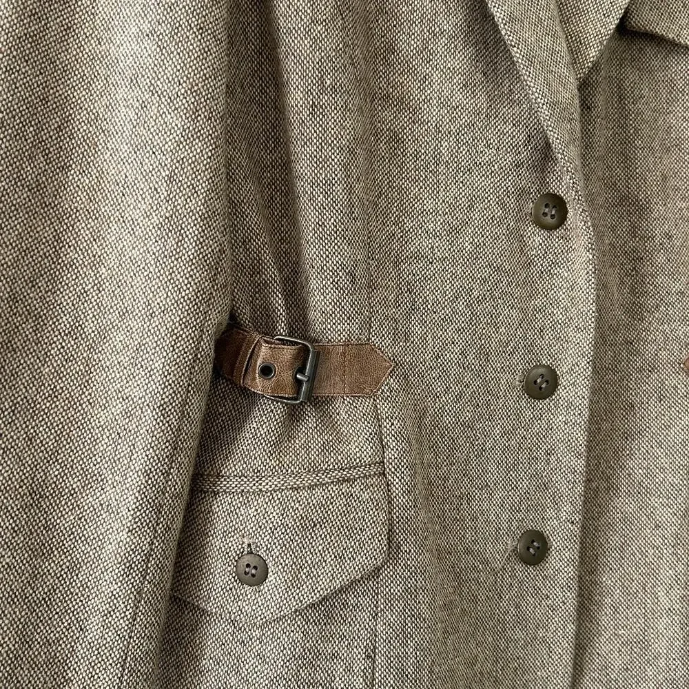 Brown Tweed Equestrian RL Style Jacket by Together Women's Size 10 Vintage - Picture 5 of 10